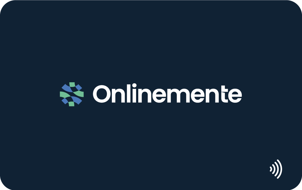 tarjeta-nfc-personalizada-negra-onlinemente Tarjeta NFC negra personalizada con el logo de Onlinemente